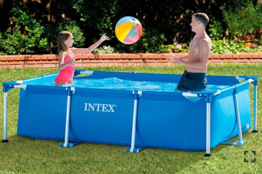 בריכה ביתית מלבנית INTEX דגם 28272 300X200X75 הכל כלול