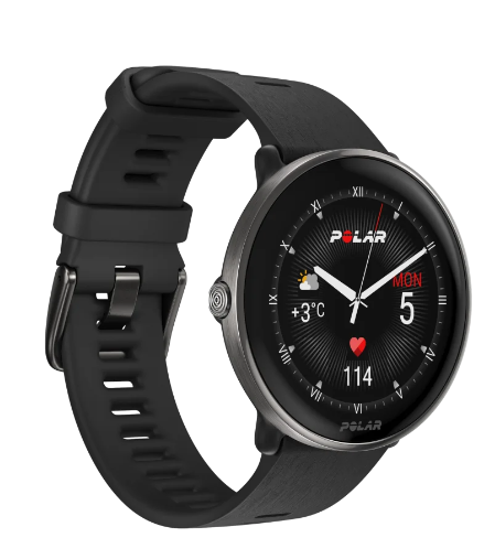 שעון כושר Polar Ignite 3 טיטניום שחור/כסף
