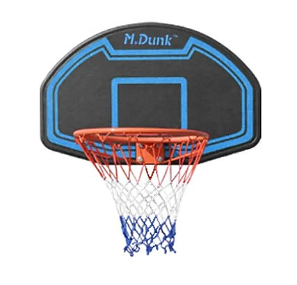 לוח סל לקיר 75/45 ס"מ כולל טבעת ורשת דגם DUNK M003