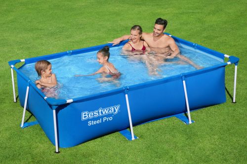 בריכת שחייה מלבנית BESTWAY 56403 259*170*61 הכל כולל