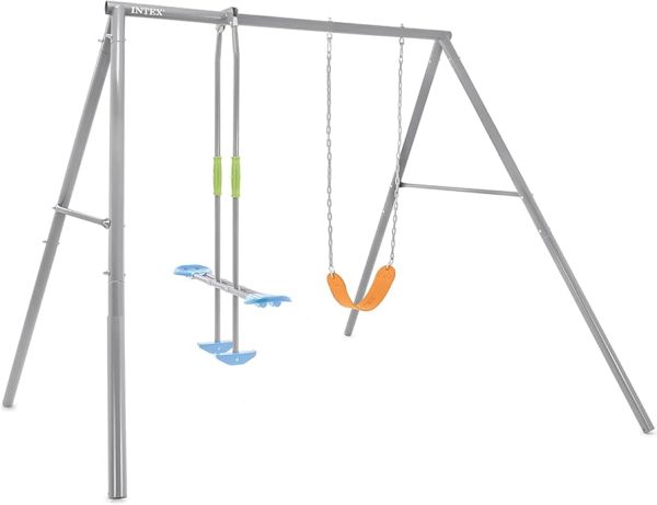 נדנדת חצר אפורה – 2 מושבים INTEX 44122