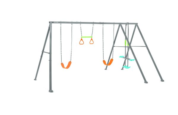 מתקן נדנדות ופעילות לחצר ל-5 ילדים INTEX 44131 – אפור